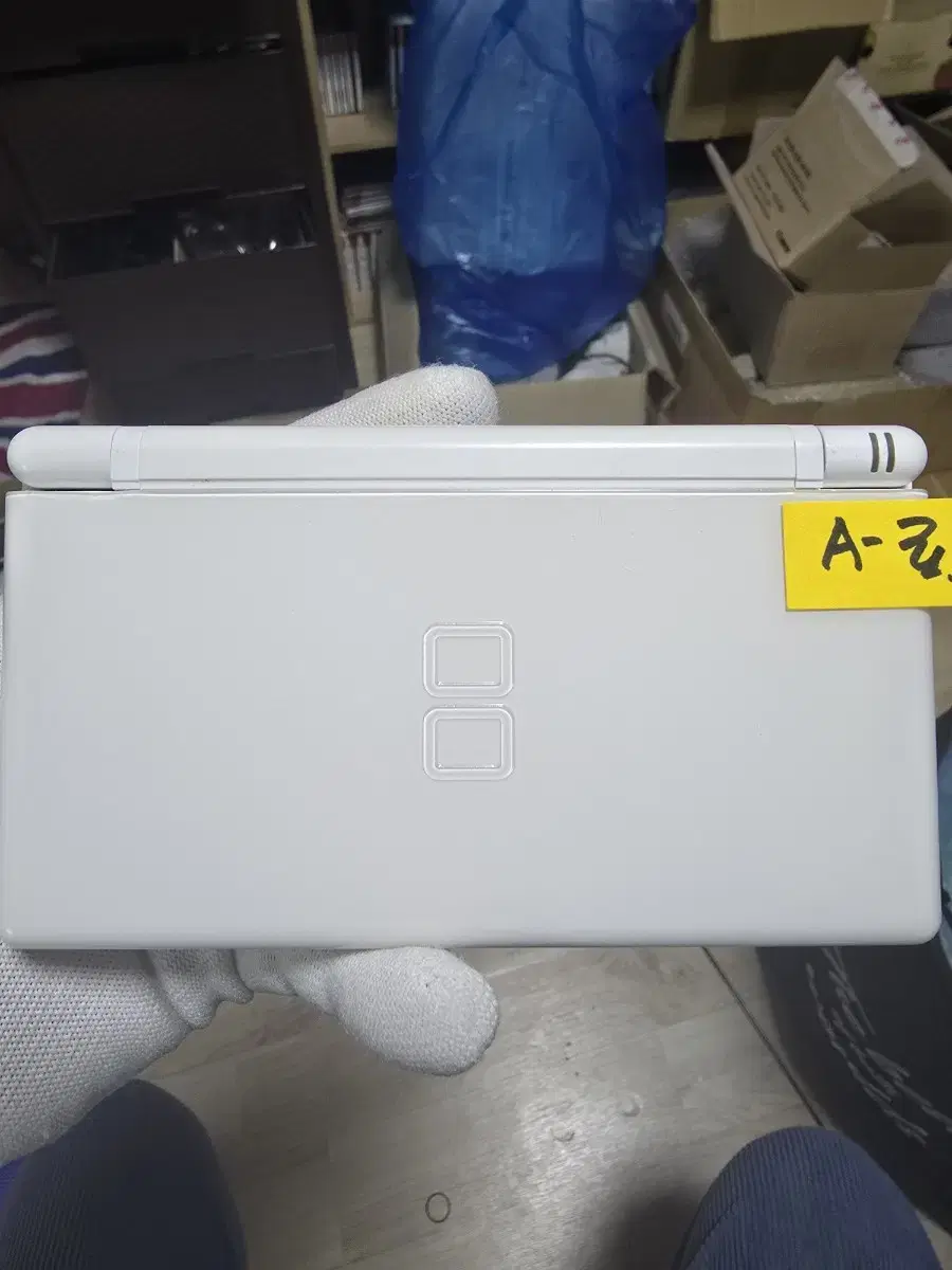 A-급 닌텐도 DS Lite DSL 화이트 하단 새액정